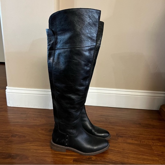 Franco Sarto Women’s Haleen Black Over the Knee Boots size 8 - Picture 3 of 13
